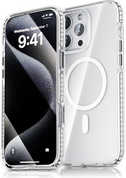 iPhone 16 Pro Magsafe Destekli Darbe Emici Kılıf – Premium Seri