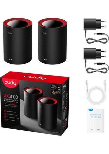 AX3000 Wi-Fi 6 Mesh 2.5g Solution 2-Pack, Dual-Band 802.11AX/AC/A/B/G/N fiyatları