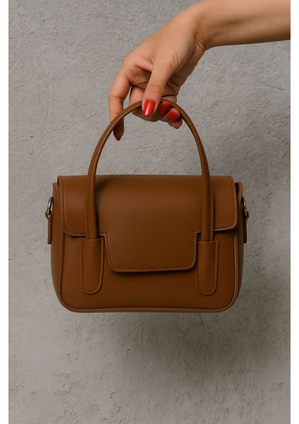 Tina Retro El ve Çapraz Çanta Taba