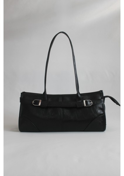 Enner Vintage Baget Çanta Siyah fiyatları