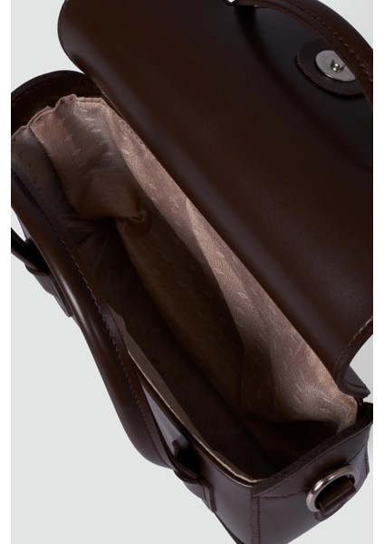 Tina Retro El ve Çapraz Çanta Acı Kahve