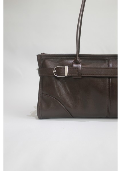 Enner Vintage Baget Çanta Acı Kahve fırsatları