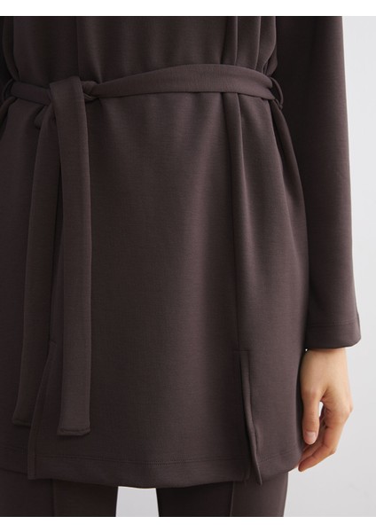 Yeni Sezon Beli Kuşaklı Kadın Sweatshirt Tunik modelleri