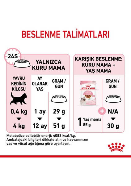2 Kg. Royal Canin Kitten 36 Yavru Kedi Kuru Maması indirimleri