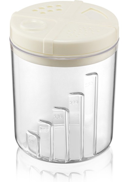 Baharatlık 300 ml Baharatlık Qlux Bpa Içermez Baharatlık Endüstriyel Baharatlık L-00277 Beyaz