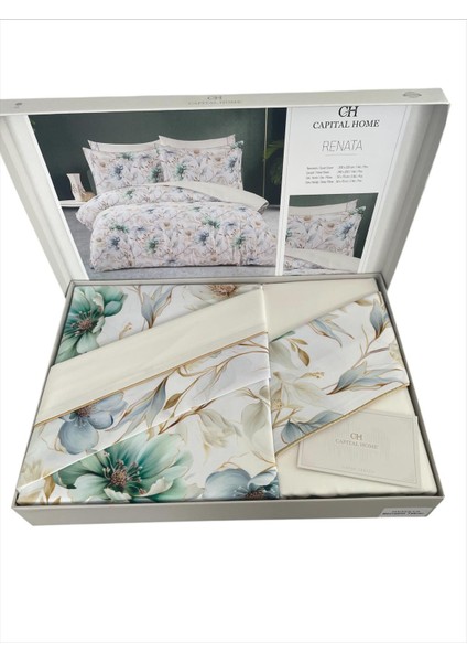 Capital Home Çift Kişilik Nevresim Takımı %100 Pamuk Saten 6'lı Set fiyatları