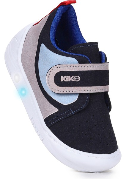 Kugan Cırtlı Işıklı Erkek Bebek Yürüyüş Spor Ayakkabı