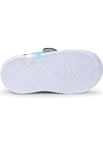 Kugan Cırtlı Işıklı Erkek Bebek Yürüyüş Spor Ayakkabı indirimleri