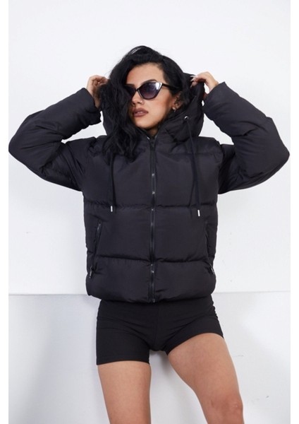 Kadın Kapşonlu Şişme Mont fiyatları