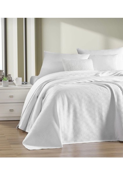 %100 Pamuk Tek Kişilik Pike – Yumuşak, Nefes Alan Kumaş – 150X230 cm fiyatları