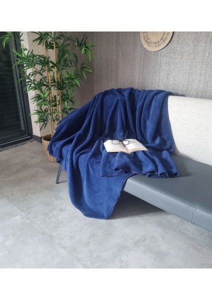 Lacivert Tek Kişilik Battaniye – Yumuşak ve Hafif – 150X200 cm fiyatları