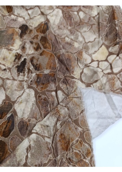 Leopar Desenli Kaşmir Viskon Kumaş