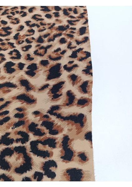 Leopar Desenli Kaşmir Viskon Kumaş fiyatları