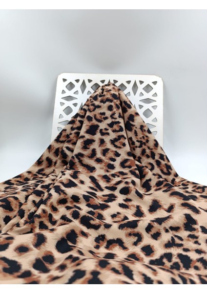 Leopar Desenli Kaşmir Viskon Kumaş fırsatları