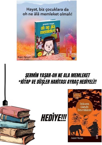 Şermin Yaşar-Oh Ne Ala Memleket *kitap ve Düşler Haritası Ayraç Hediyeli!!