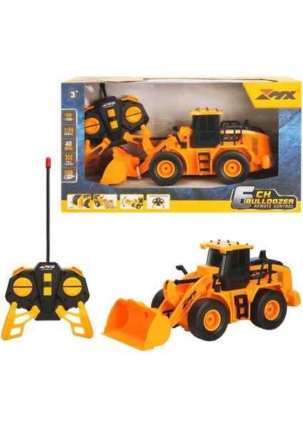 Seçtim Aldım Kumandalı Bulldozer Z6810A 6ch F/f R/c 40MHZ USB 1:24 Işıklı 3+