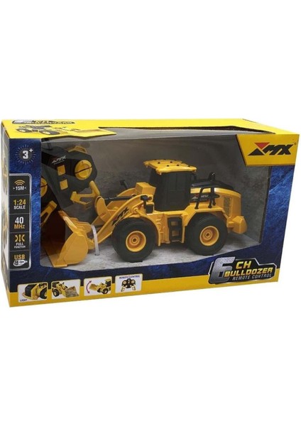 Seçtim Aldım Kumandalı Bulldozer Z6810A 6ch F/f R/c 40MHZ USB 1:24 Işıklı 3+ indirimleri