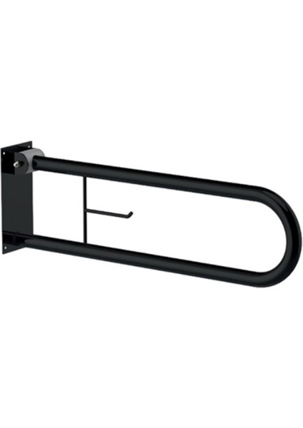 Mafsallı Tutunma Barı Kağıtlıklı Siyah