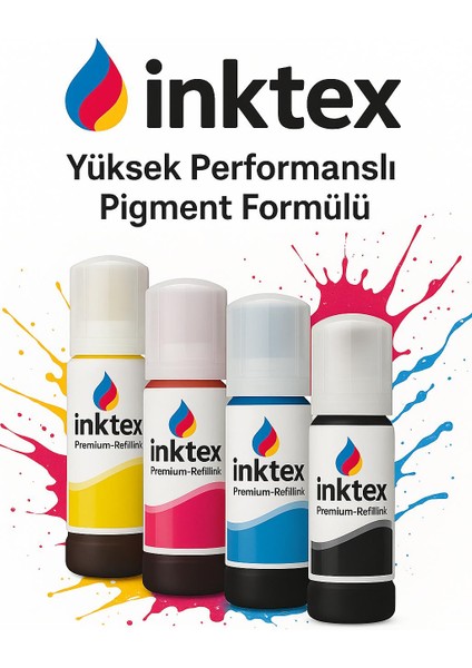 103 L5290,L3266,L3260,L3256,L3251,L3250,L3211 4 Renk Mürekkep Takımı 65ML