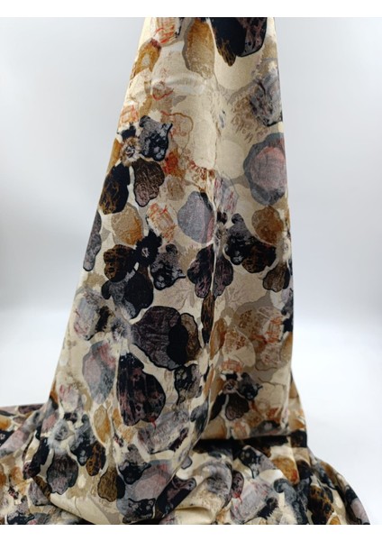 Desenli Kaşmir Viskon Kumaş modelleri