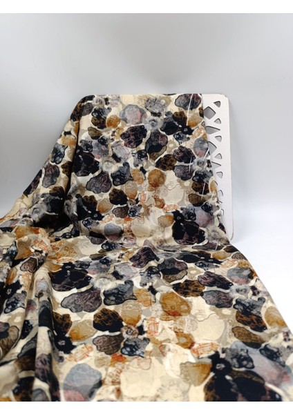 Desenli Kaşmir Viskon Kumaş