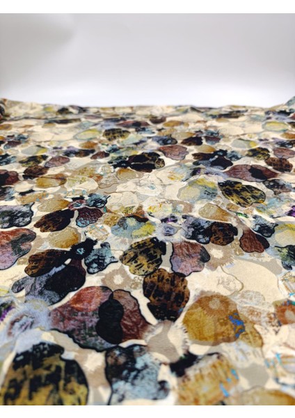 Desenli Kaşmir Viskon Kumaş