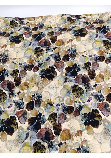 Desenli Kaşmir Viskon Kumaş