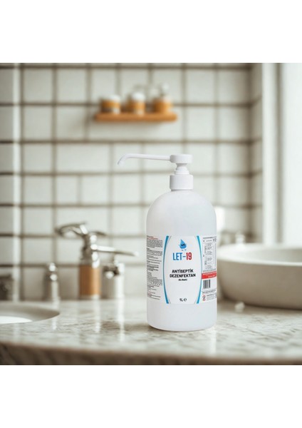 Let 19 1 Litre Alkolsüz Hipokloröz El-Yüz-Cilt Dezenfektanı (Pompa Kapaklı) modelleri