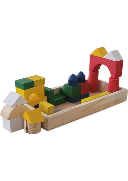 Ahşap geometrik şekill oyuncak modelleri