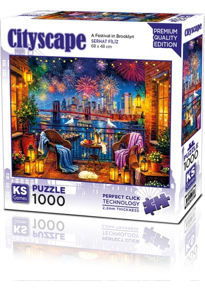 A Festival In Brooklyn 1000 Parça Puzzle