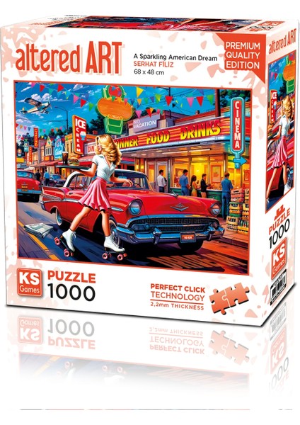 A Sparkling American Dream 1000 Parça Puzzle