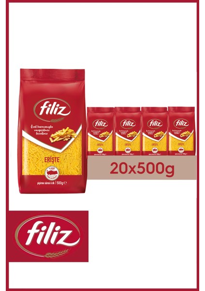 Erişte Makarna 500 gr x 20 Adet