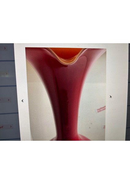 33 cm Yüksekliğinde Avrupa Cam Sürahi Vazo