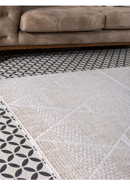 Geometrik Etnik Desenli Makine Halısı – Bej | Salon, Mutfak, Yolluk, Yatak Odası, Oturma Odası – Nmd-02 Nmd-02 modelleri