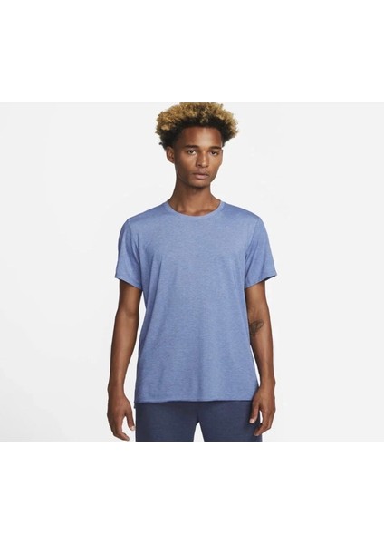 Yoga Dri-Fit Men's Top Mavi Erkek T-Shirt