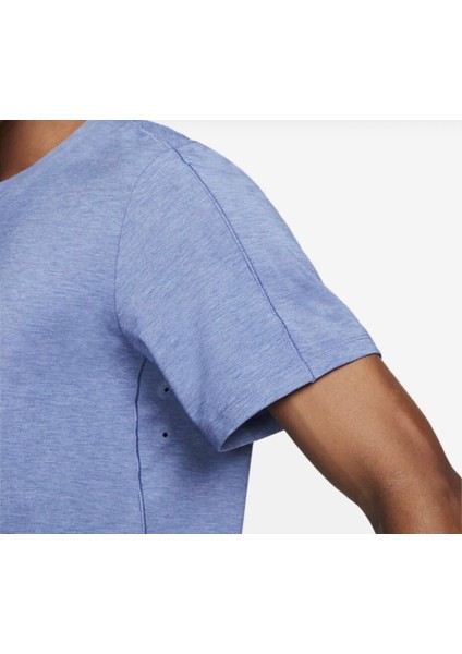 Yoga Dri-Fit Men's Top Mavi Erkek T-Shirt indirimleri