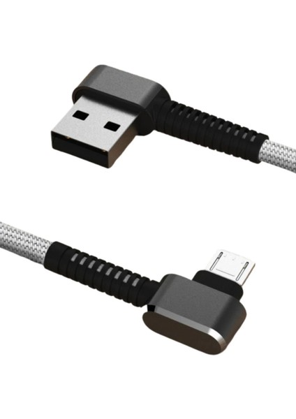 Zeroshop Konfulon S73 Micro USB Kablo 1m 2.1A - Beyaz