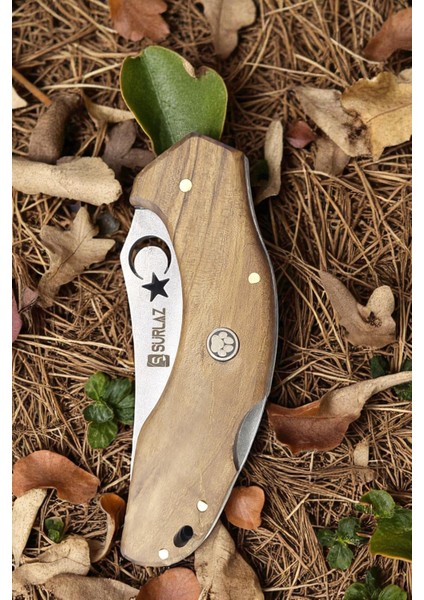 Çakı Özel Ay Yıldız Tasarımlı El Yapımı Isme Özel Ceviz Sap fiyatları