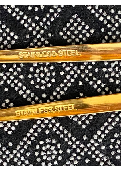 18 Parça Çatal Bıçak Takım 6kişilik Yemek Takımı Gold