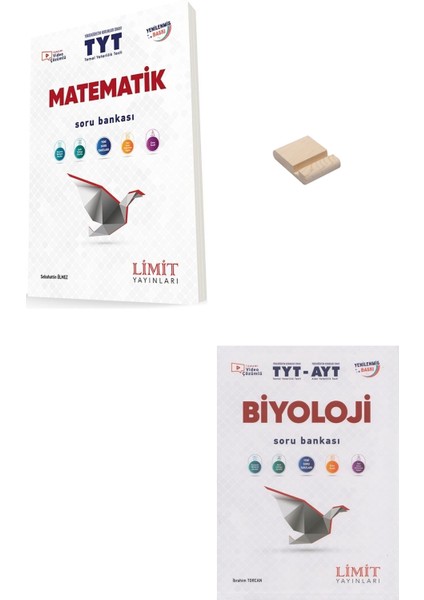 Limit Tyt Matematik ve Biyoloji Soru Bankası + Telefon Standı