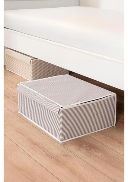 Alas Çok Amaçlı Kapaklı Düzenleyici Kutu Baza Hurç 50X40X19 cm