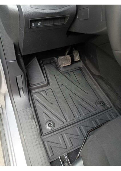 Opel Combo 2019+ Araca Özel 4d Havuzlu Paspas Takımı (Karbon)