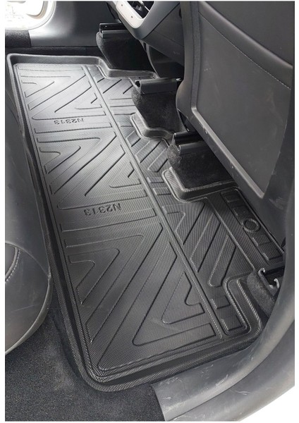 Tesla "y" Model 2019-2024 Araca Özel 4d Havuzlu Paspas Takımı (Karbon) modelleri