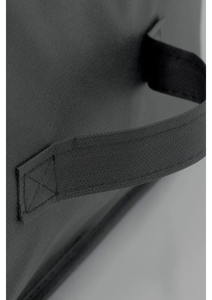 6 Adet Antrasit Gri Pencereli Giysi Hurcu Saklama Çantası 64X45X22 indirimleri