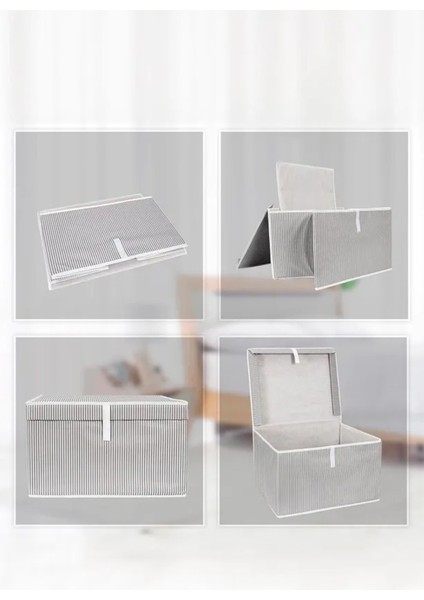 (2 Adet) Alas Çok Amaçlı Kutu Maxi Boy Tela 50*40*30 cm modelleri