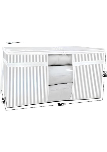 (2 Adet) Alas Pencereli Yastık Yorgan Hurcu Büyük Boy 75X40X40 cm modelleri