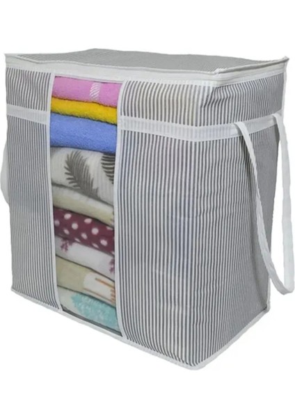 Alas Pencereli Saklama Çantası Çizgili Çok Amaçlı 50X45X30 cm fiyatları