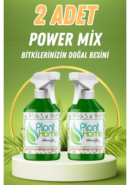 2 Adet Süper Set - Kök Yaprak Tomurcuk Bitki Besini Power Mix