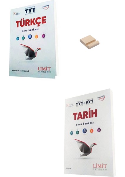 Limit Tyt Türkçe ve Tarih Soru Bankası + Telefon Standı