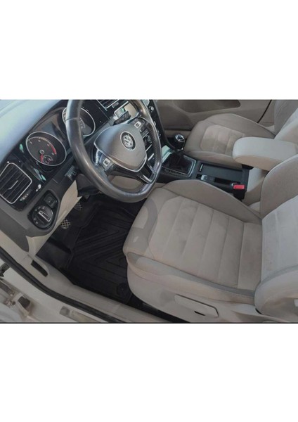 Volkswagen Golf 7 2012+ Araca Özel Üretim 4d Havuzlu Paspas Takımı (Karbon)